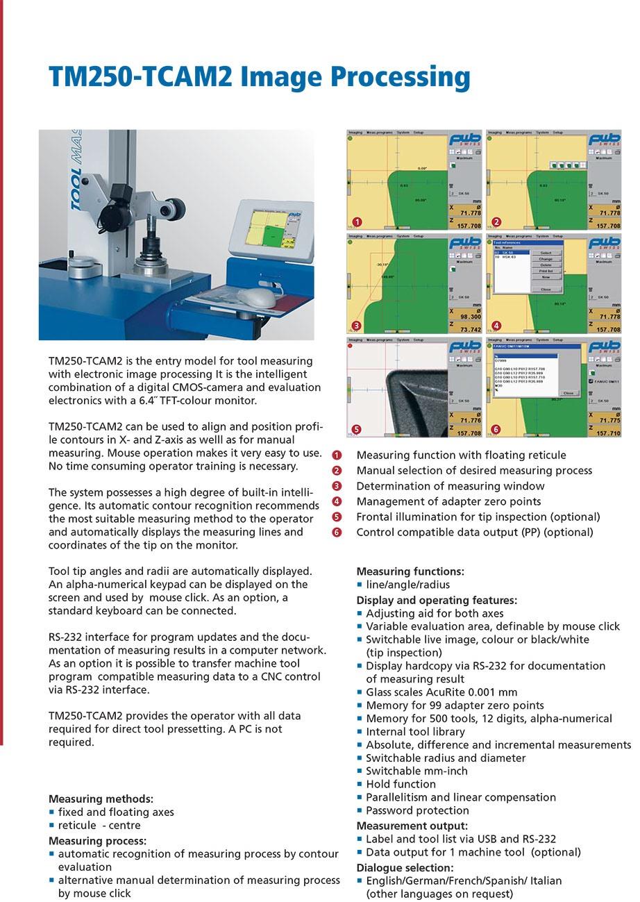 Toolmaster TM250 tool presetter — Vertical digitizing & coordinating measuring Machines — photo 3