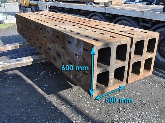 Clamping bloc 4500 x 600 x 500 mm