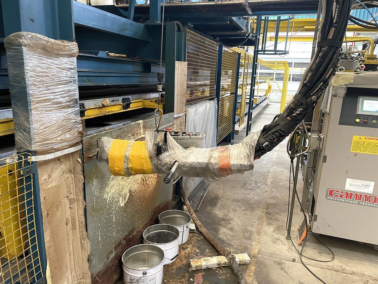 Polypress Machine Used Warm & cold flow forming presses, Manni / Cannon - polyurethane ...
