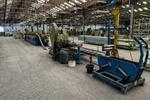 Jidet rollforming line with 7 tool sets sectional gates