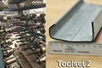 Jidet rollforming line with 7 tool sets sectional gates