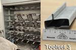 Jidet rollforming line with 7 tool sets sectional gates