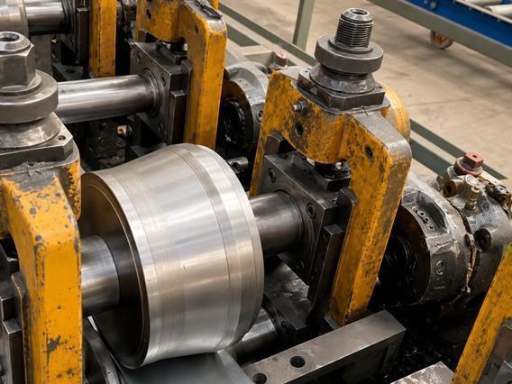 Jidet rollforming line with 7 tool sets sectional gates