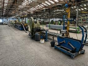 Jidet rollforming line with 7 tool sets sectional gates, Svolgitore + / o linee di profilatura