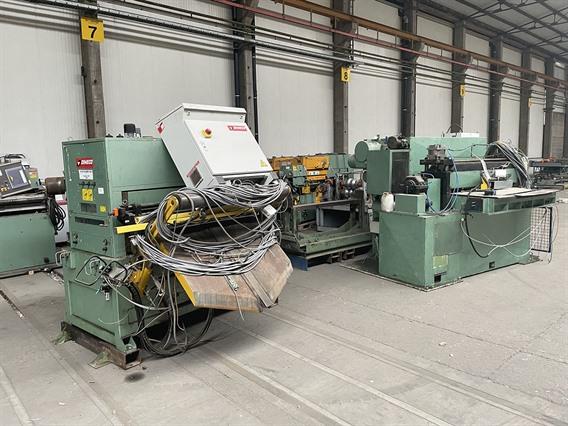 Dimeco decoiler & straightener 1000 x 6 mm