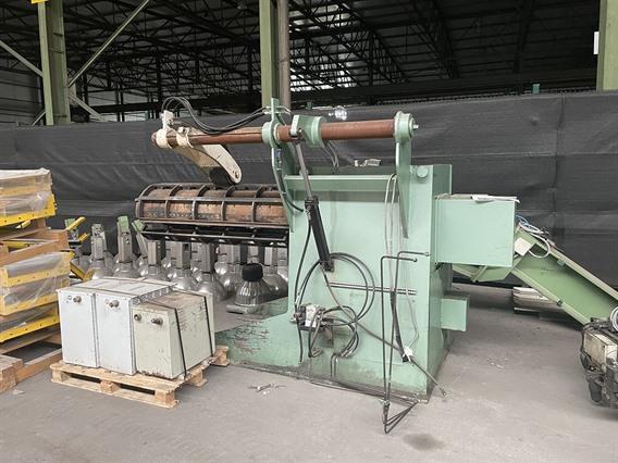 Dimeco decoiler & straightener 1000 x 6 mm