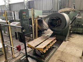 Dimeco decoiler & straightener, Machine a dresser au rouleau pour tole