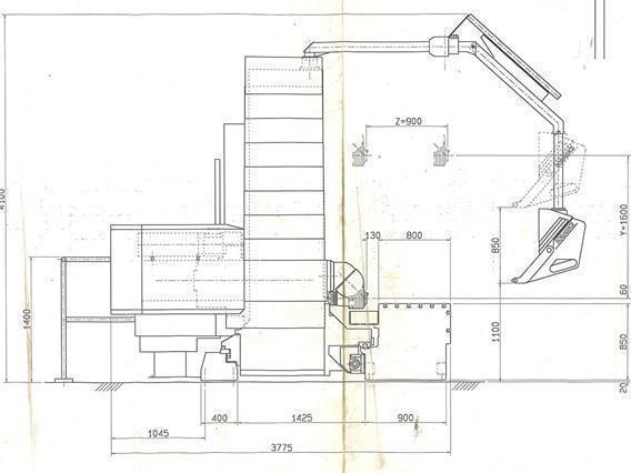 Soraluce SL8000 X: 6500 - Y: 1600 - Z: 900 mm CNC