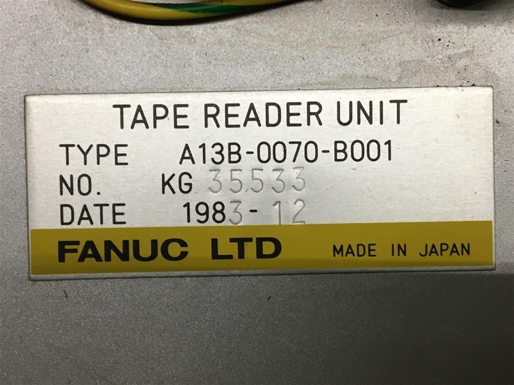 Fanuc, Fanuc - A13B-0070-B001 tape reader unit N° 15091