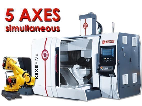 Huron K3X8F - X: 780 - Y: 700 - Z: 500 mm CNC - 5 axes