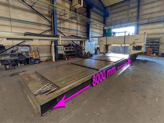 Unisign Uniport 6 X: 8000 - Y: 2500 - Z: 800 mm CNC 5 axes, Fraiseuses a banc mobile & CNC
