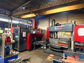 Voortman 1250 x 500 mm drill saw line, Ligne de sciage & forage