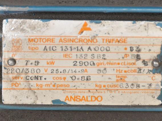 ZM Ansaldo motor 7,5 kW