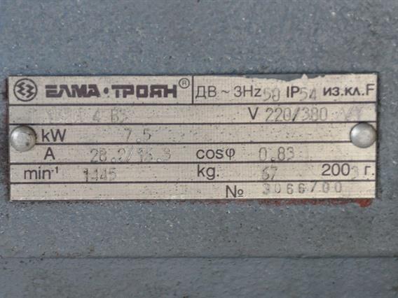 ZM Elma Troyan motor 7,5 kW
