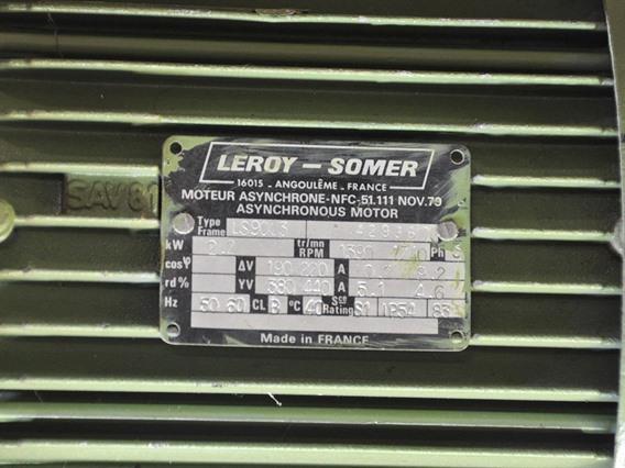 Leroy Somer motor 2,2 kW