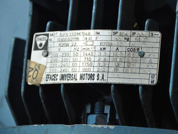 ZM Efacec motor 3,3 kW