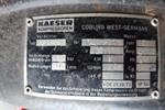 Kaeser 10 bar compressor