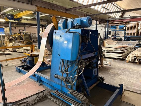 ZM Decoiler 9 ton + loading cart