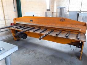 Ras 2540 x 2 mm, Cisailles a guillotine, mecanique