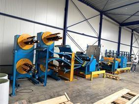 Forstner 1250 x 2 mm slitting & cut to length CNC, Afrollijn & op lengte snij-lijn