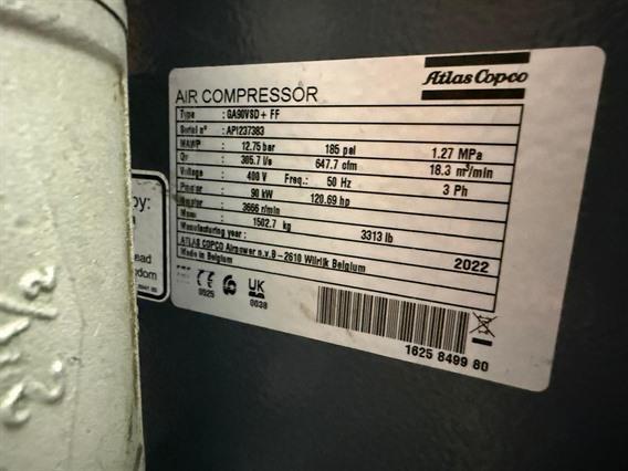 Atlas-Copco GA90VSD + FF 2023
