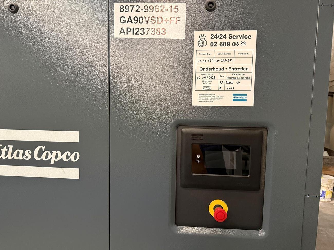 Atlas-Copco GA90VSD + FF — Driven assemblies / Compressors — photo 11