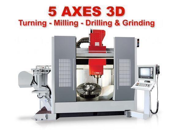 Fanuc Robot + 3 Breton machining centers 5 axes