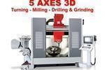 Fanuc Robot + 3 Breton machining centers 5 axes