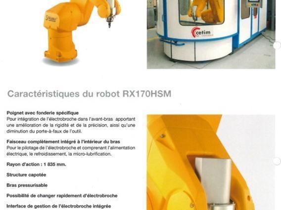 Staubli RX170 HSM Drilling / Milling robot