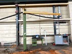 Demag Jib crane 250 kg, Мостовые краны, кран-балки, тали, крюки и лебедки