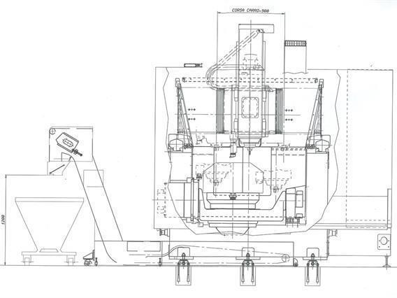 Breton Ultrix 800 X: 800 - Y: 900 - Z: 600 mm CNC