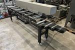 ZM 6 meter rollerconveyors with digital backgauge