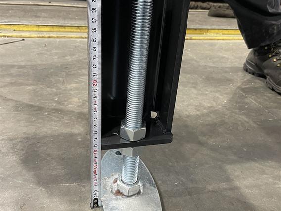 ZM 6 meter rollerconveyors with digital backgauge