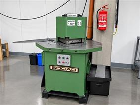 Socad 300 x 8 mm (fixed angle), Hydraulic corner notcher
