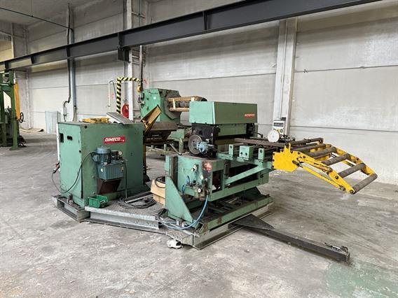 Dimeco Decoiler + microfeeder 815 x 3.5 mm