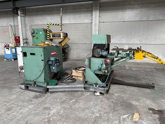 Dimeco Decoiler + microfeeder 815 x 5 mm