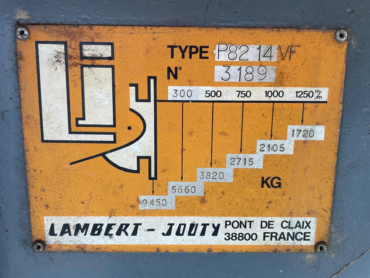 Lambert Jouty 9,5 ton — Turning gears – Positioners – Welding dericks & -pinchtables — photo 4