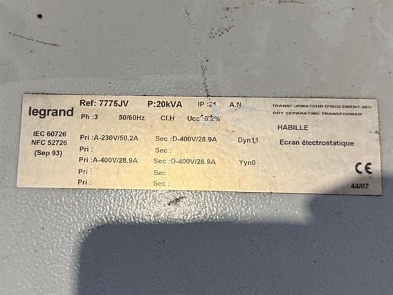 Transfo 20 kVa