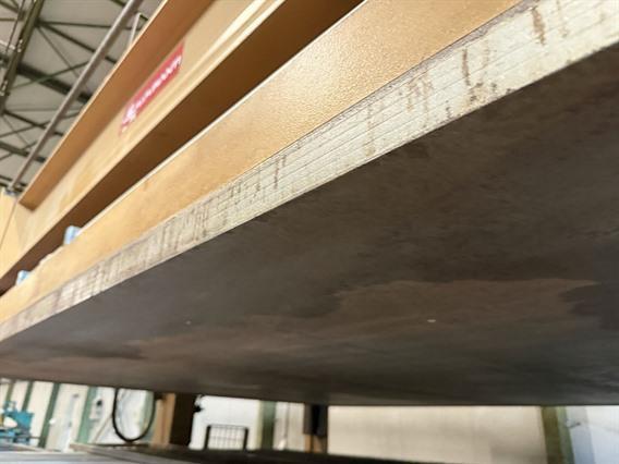 Simimpianti 300 ton heated press down stroke