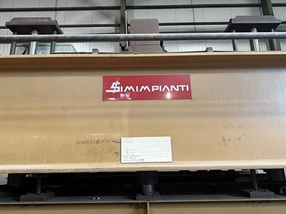 Simimpianti 300 ton heated press down stroke