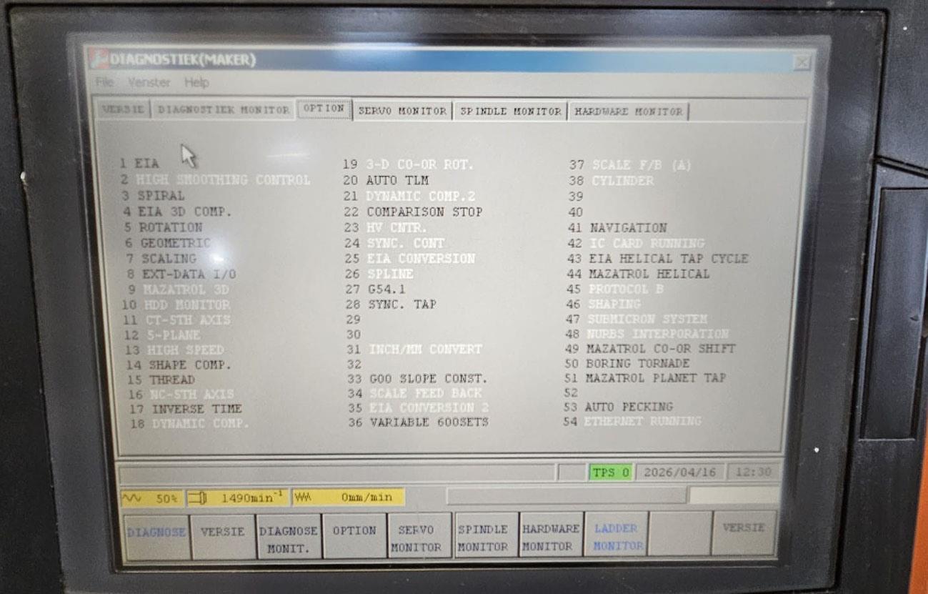 Mazak VTC 200C-II X: 1660 – Y: 510 – Z: 510 mm CNC — Vertical machining centers — photo 5