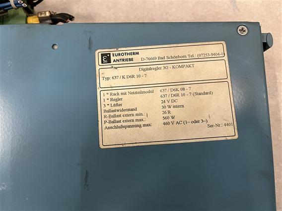 Eurotherm Antrieb Digitalregler 3G-KOMPAKT 637/K D6R 10-7