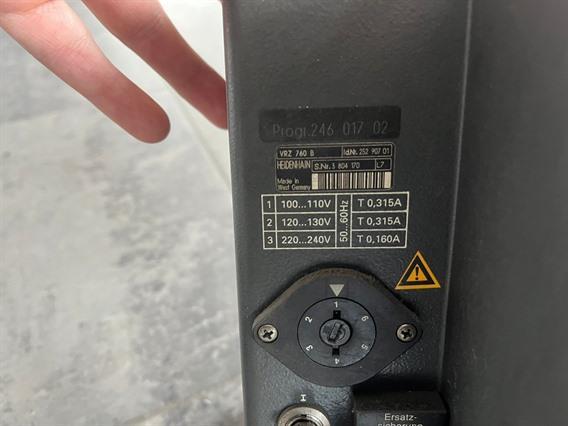 Heidenhain VRZ 760 B 252 907 01 Digital Read out 3 axes 