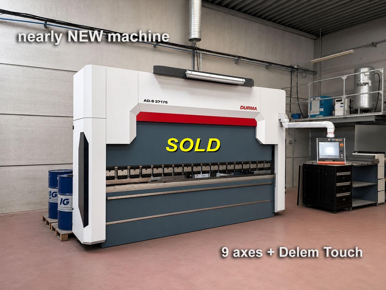 Durma AD-S 175 ton x 3700 mm CNC — Hydraulic press brakes — photo 1