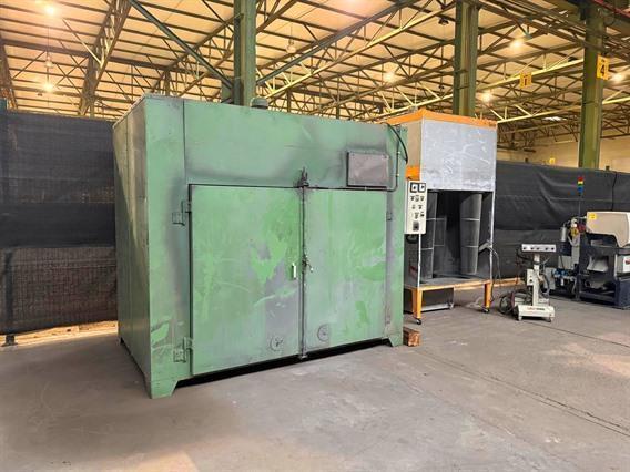 Gema powder coating unit + oven