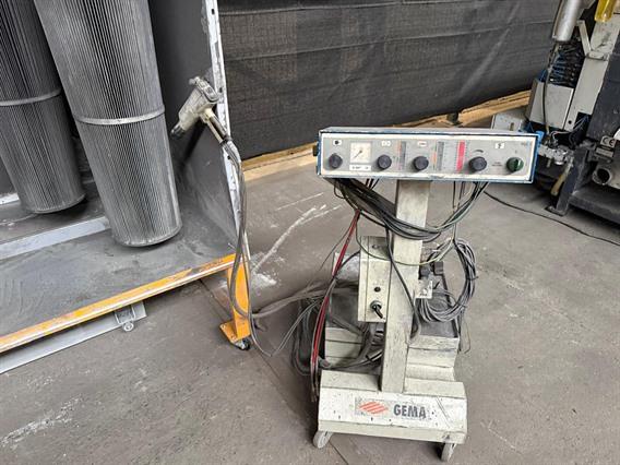 Gema powder coating unit + oven