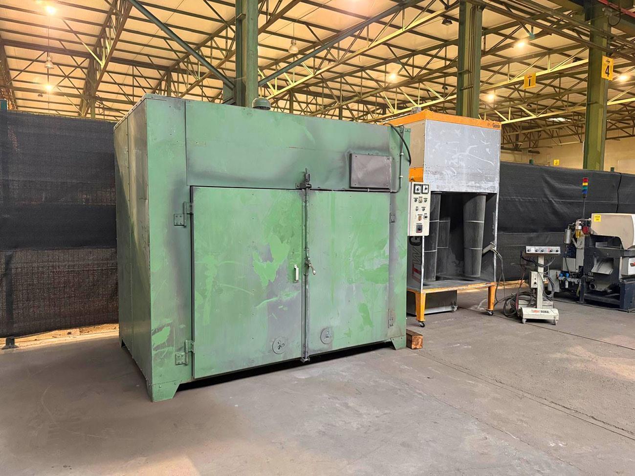 Gema powder coating unit + oven — Powdercoating installation — photo 1