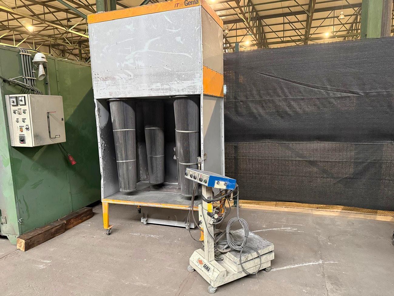 Gema powder coating unit + oven — Powdercoating installation — photo 3