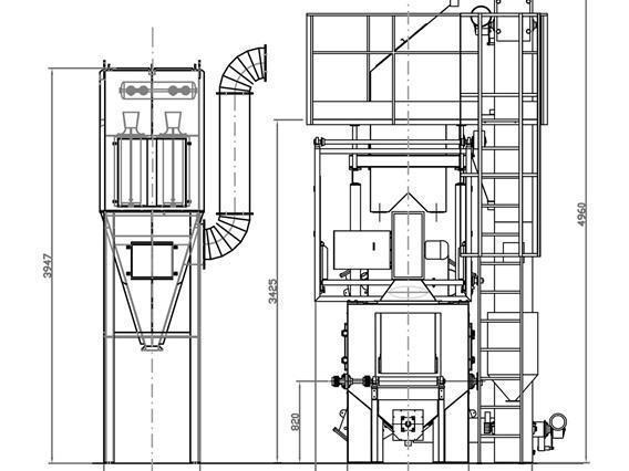Straaltechniek RA 600/4 shotblasting