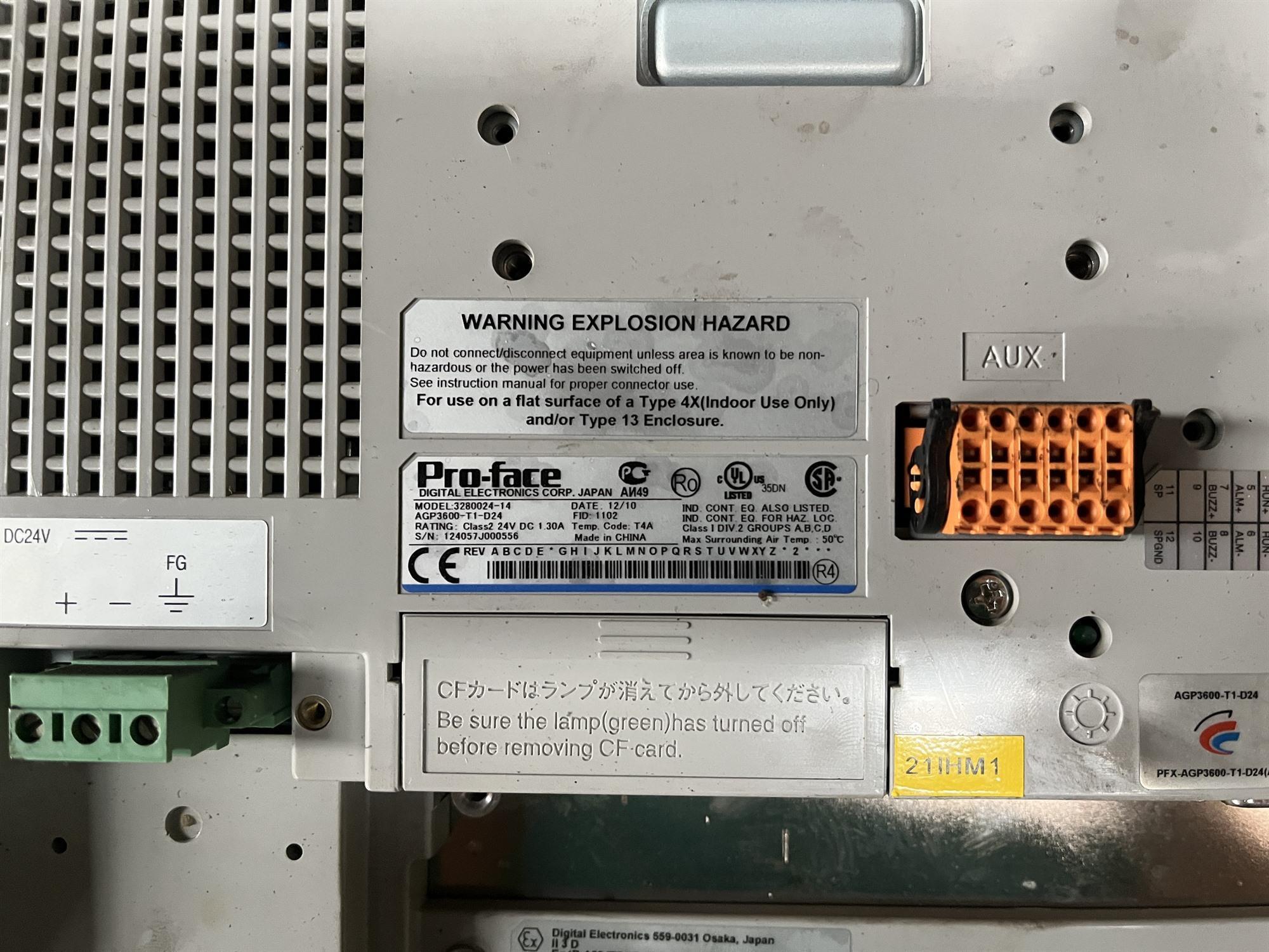 proface 3280024-14 AGP3600-T1-D24 — Various — photo 2